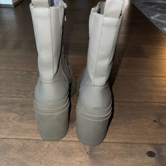 Zara gray platform boots - Picture 4 of 6